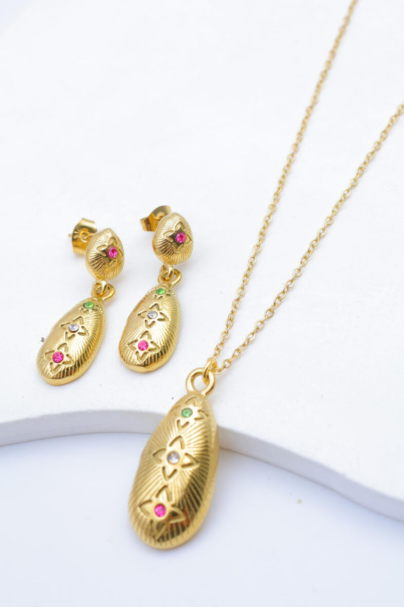 Set di gioielli in acciaio inossidabile - E358E