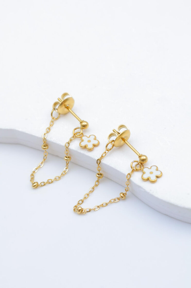 Pendientes de acero inoxidable - E362