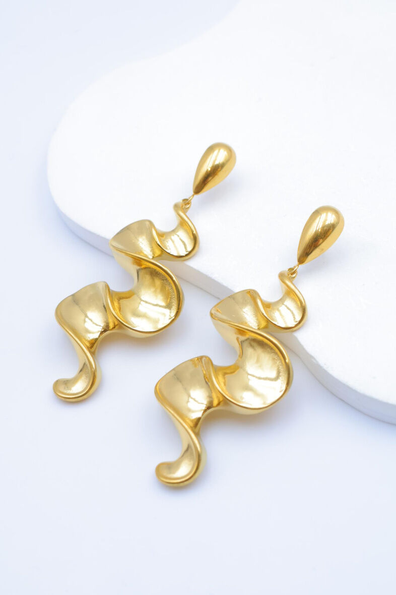 Pendientes de acero inoxidable - E395