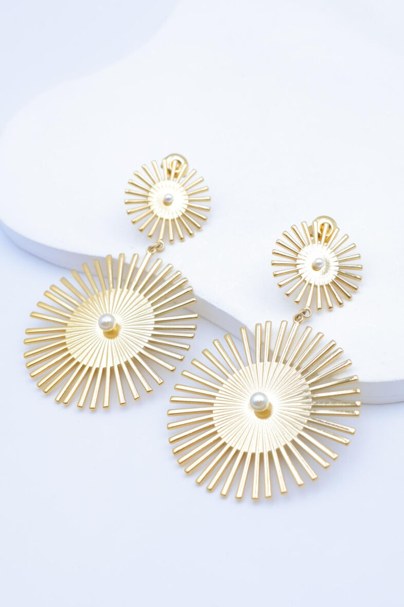 Pendientes de acero inoxidable - E397