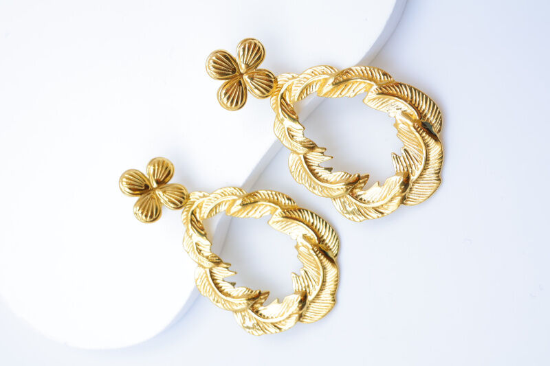 Edelstahl Ohrringe - E399