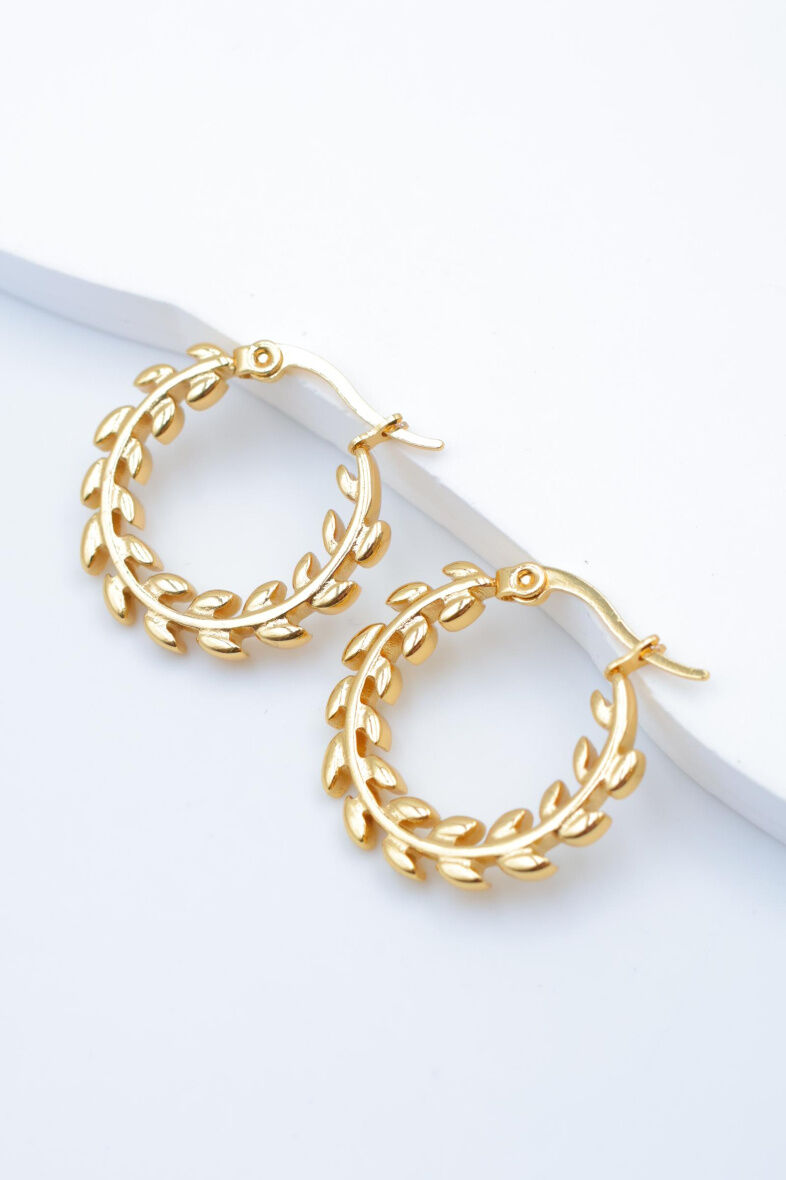 Orecchini a cerchio in acciaio inossidabile - E405