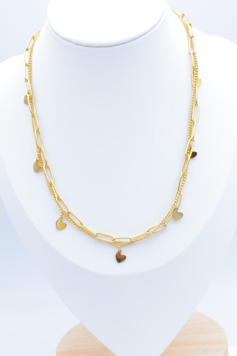 Edelstahl Halskette - E436