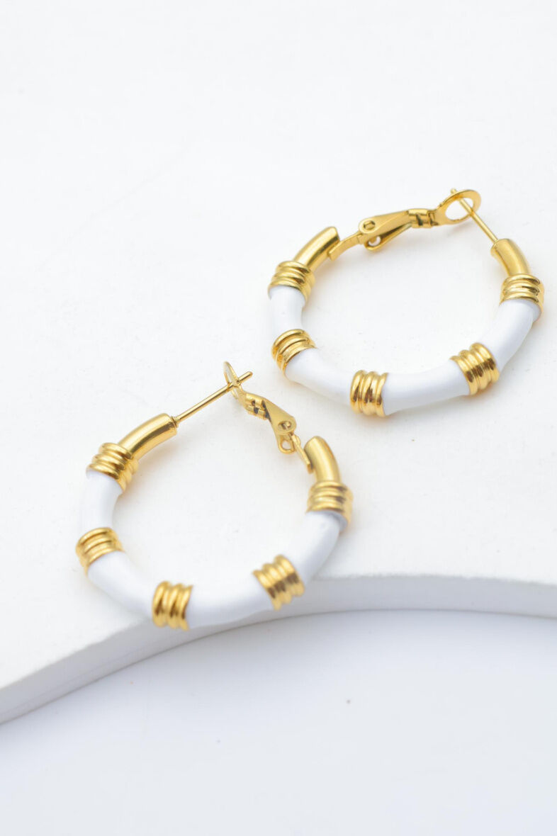 Creolen aus Edelstahl - E455