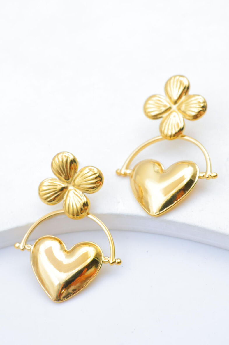 Edelstahl Ohrringe - E464