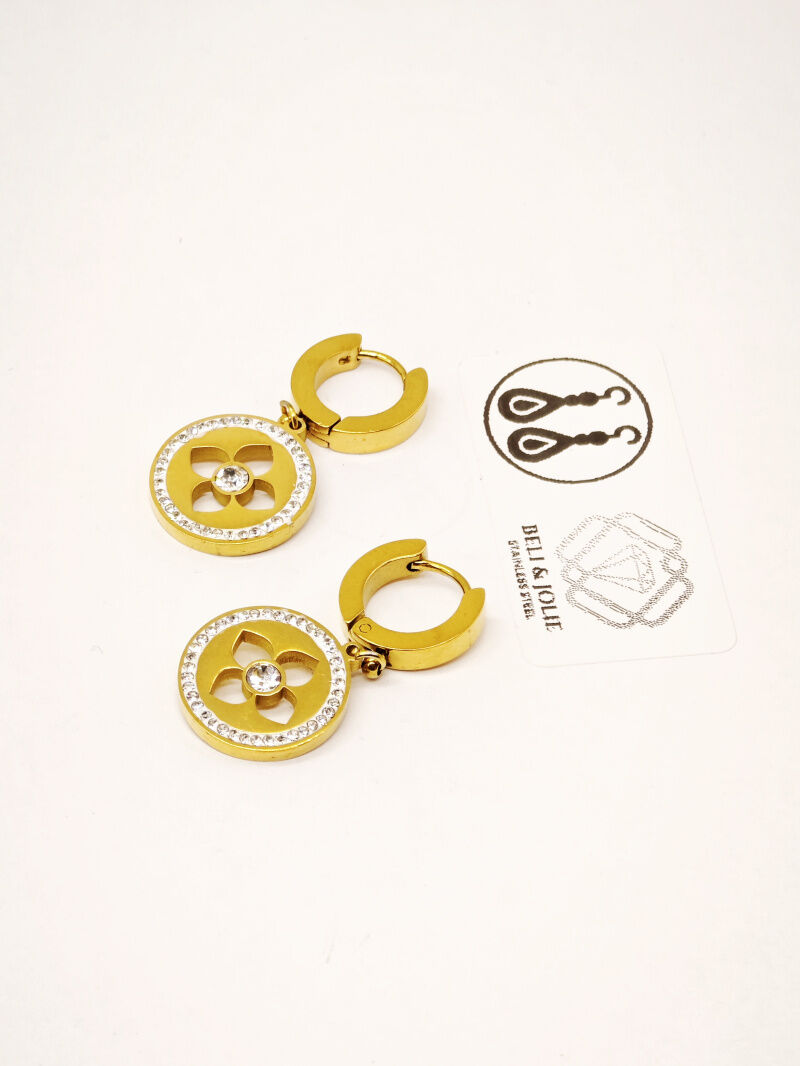 Edelstahl Ohrringe - F10