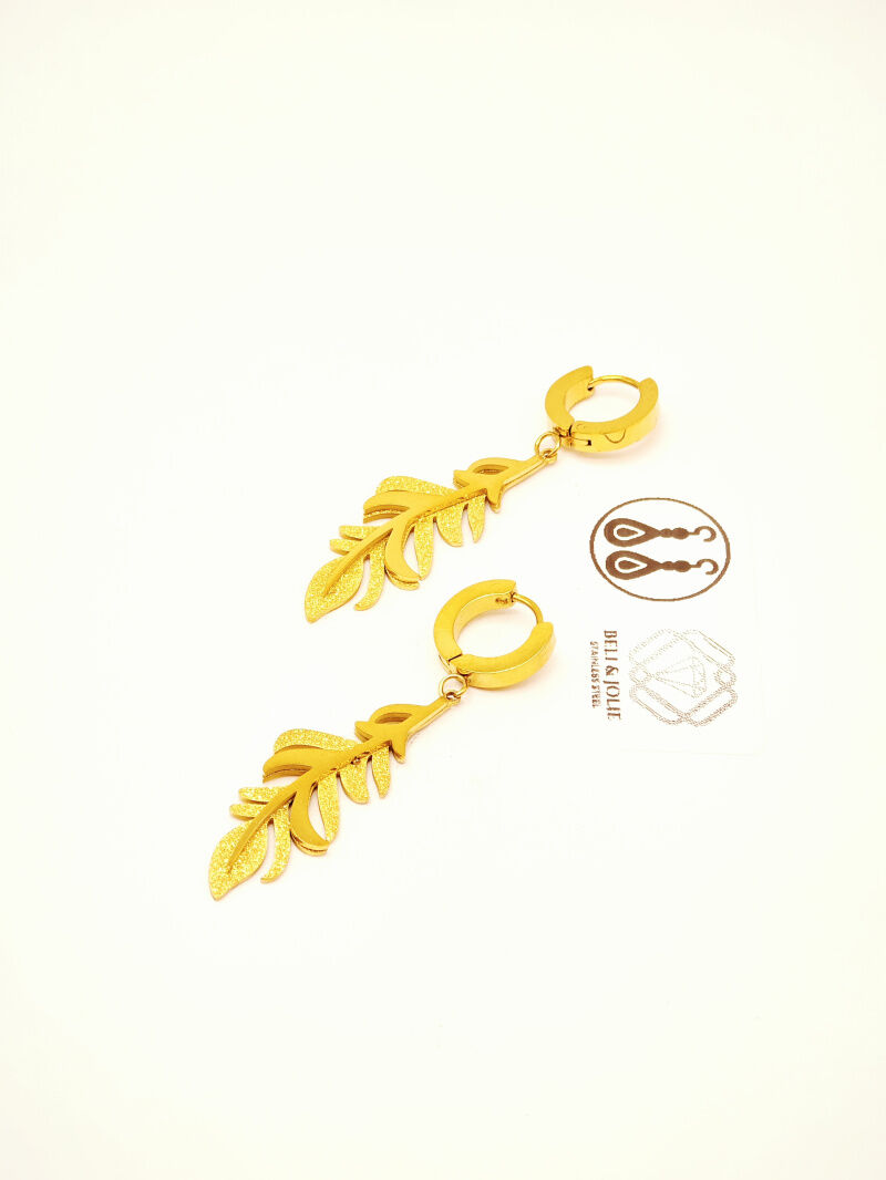 Edelstahl Ohrringe - F18