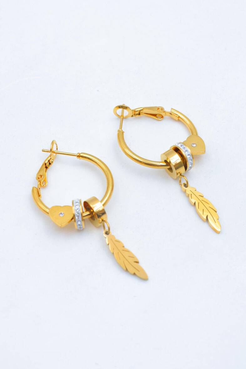 Edelstahl Ohrringe - F21