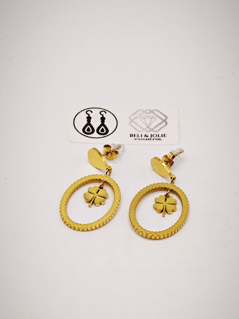 Edelstahl Ohrringe - F26