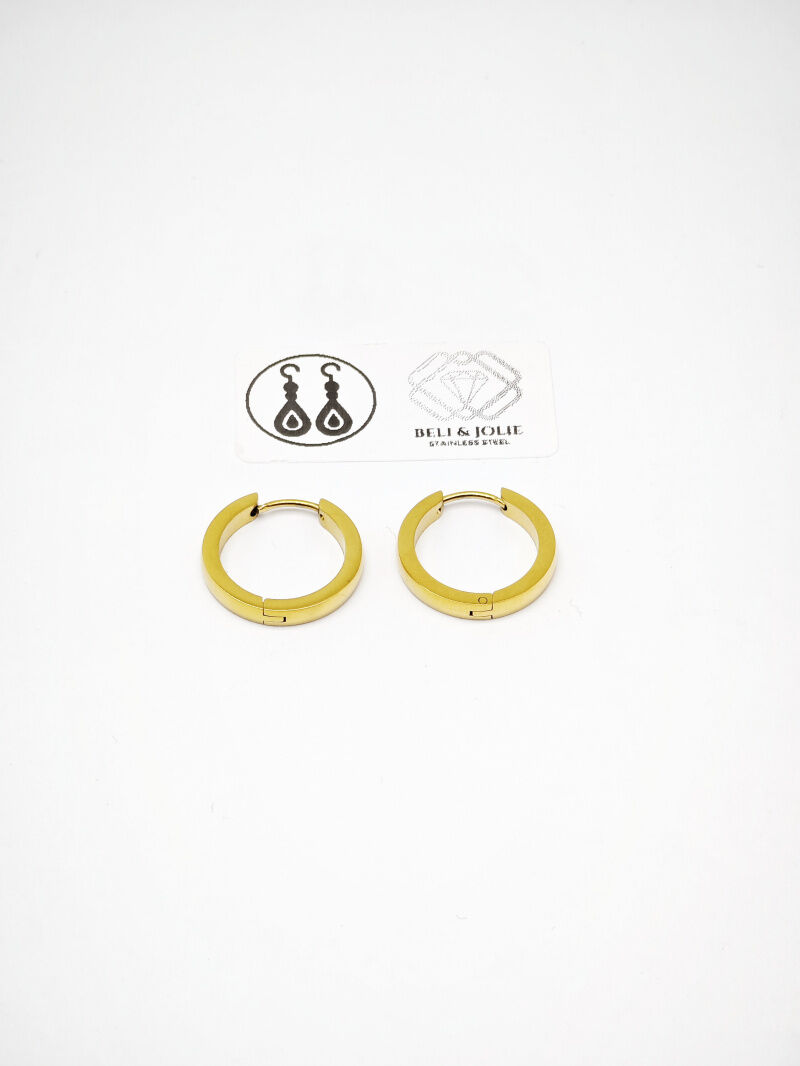 Creolen aus Edelstahl - F33