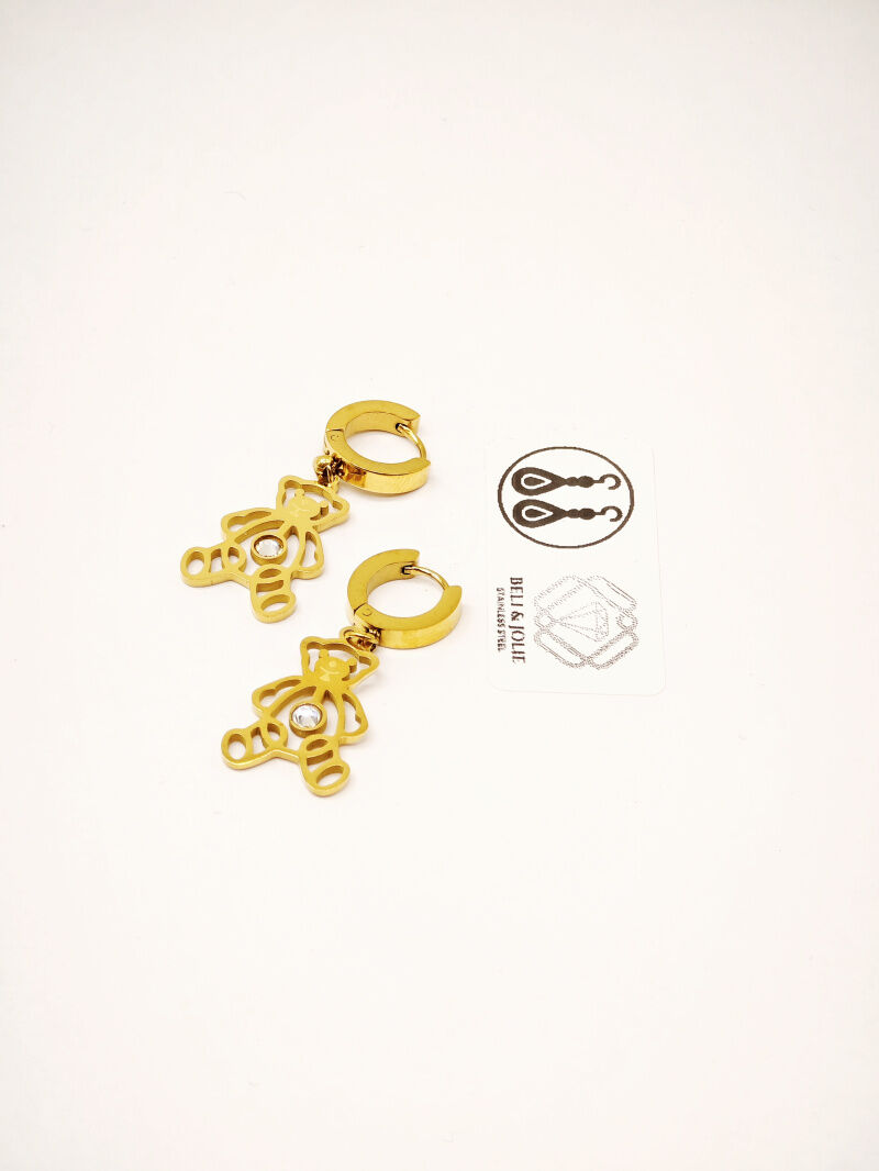 Edelstahl Ohrringe - F39