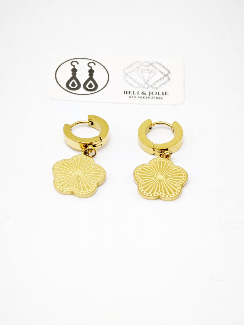 Edelstahl Ohrringe - F44