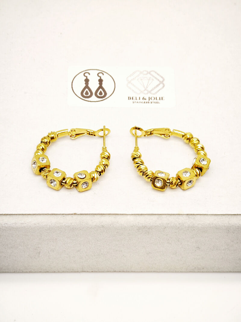 Creolen aus Edelstahl - F50