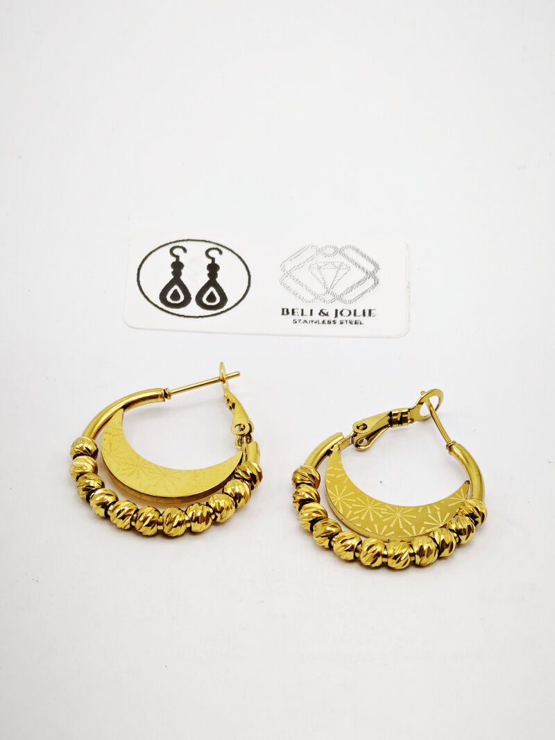 Creolen aus Edelstahl - F54