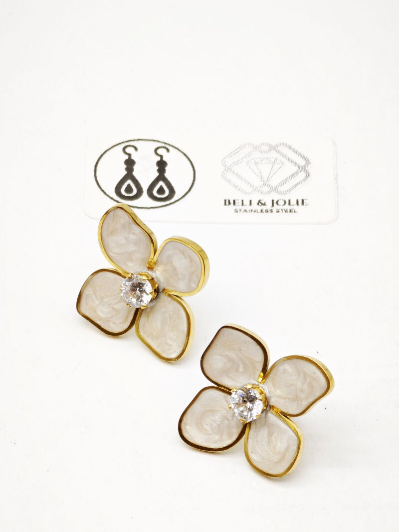 Edelstahl Ohrringe - F58