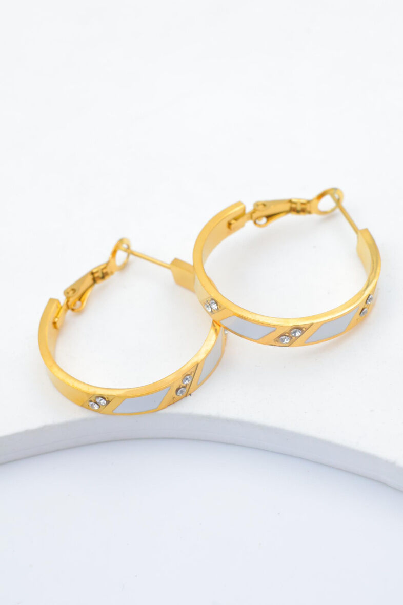 Creolen aus Edelstahl - F59