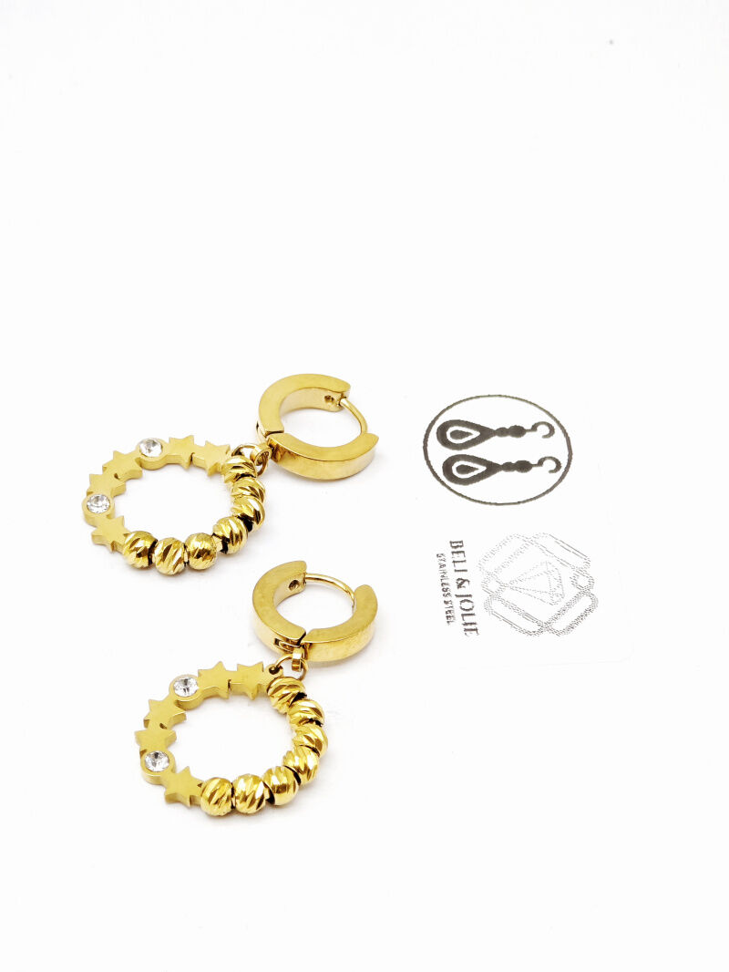 Edelstahl Ohrringe - F65