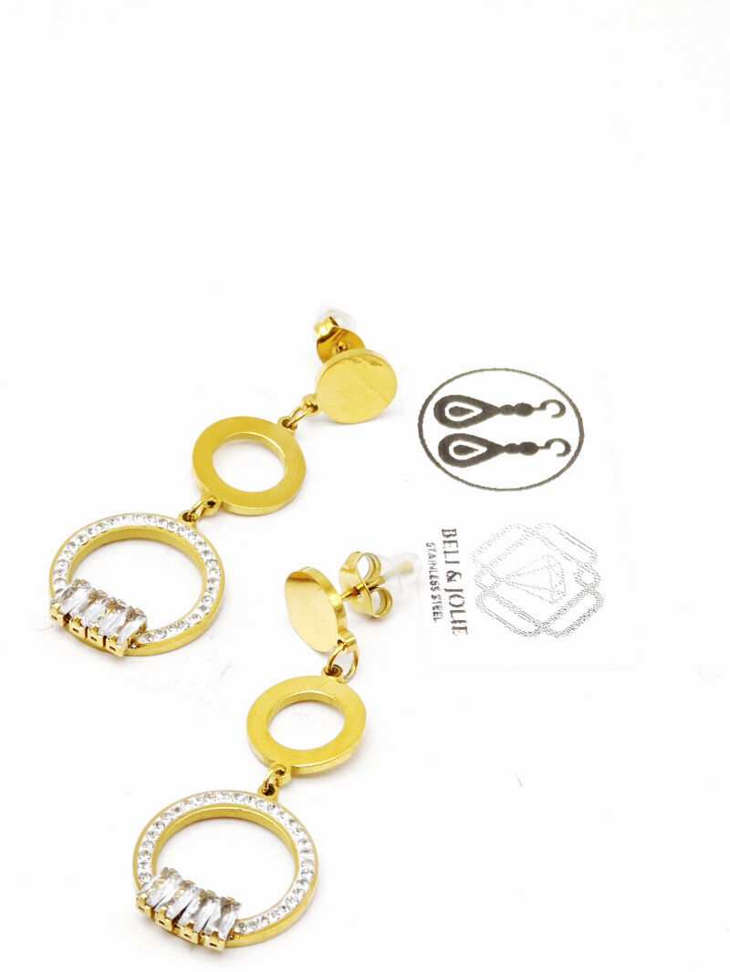 Edelstahl Ohrringe - F67