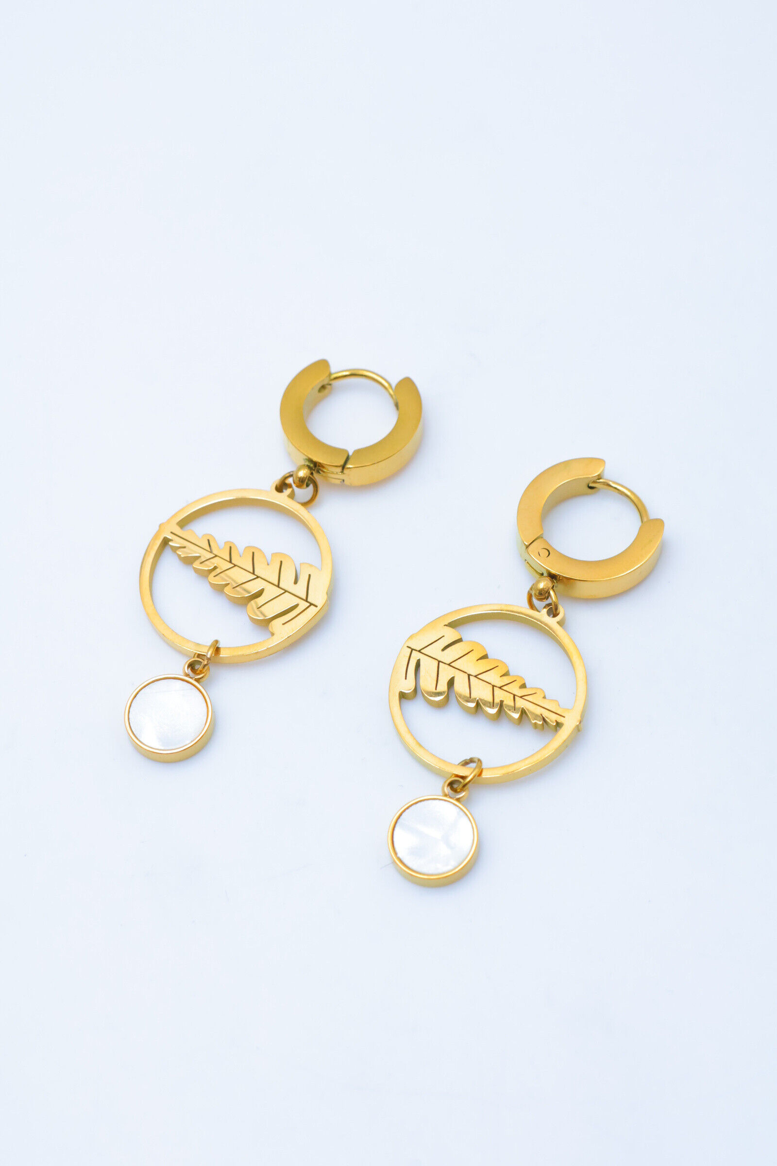 Edelstahl Ohrringe - F68