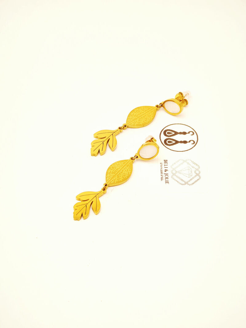 Edelstahl Ohrringe - F69