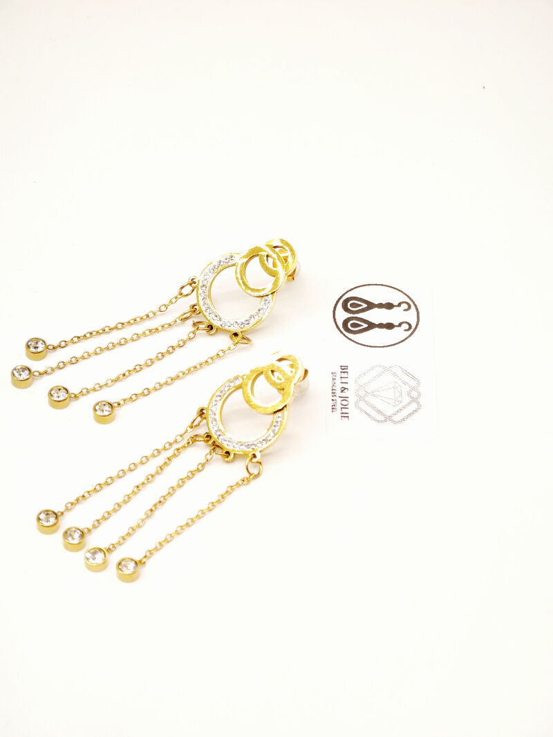 Edelstahl Ohrringe - F78