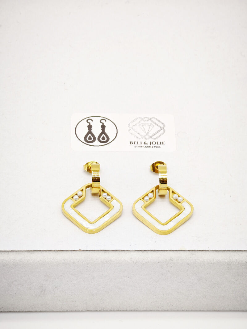 Edelstahl Ohrringe - F81