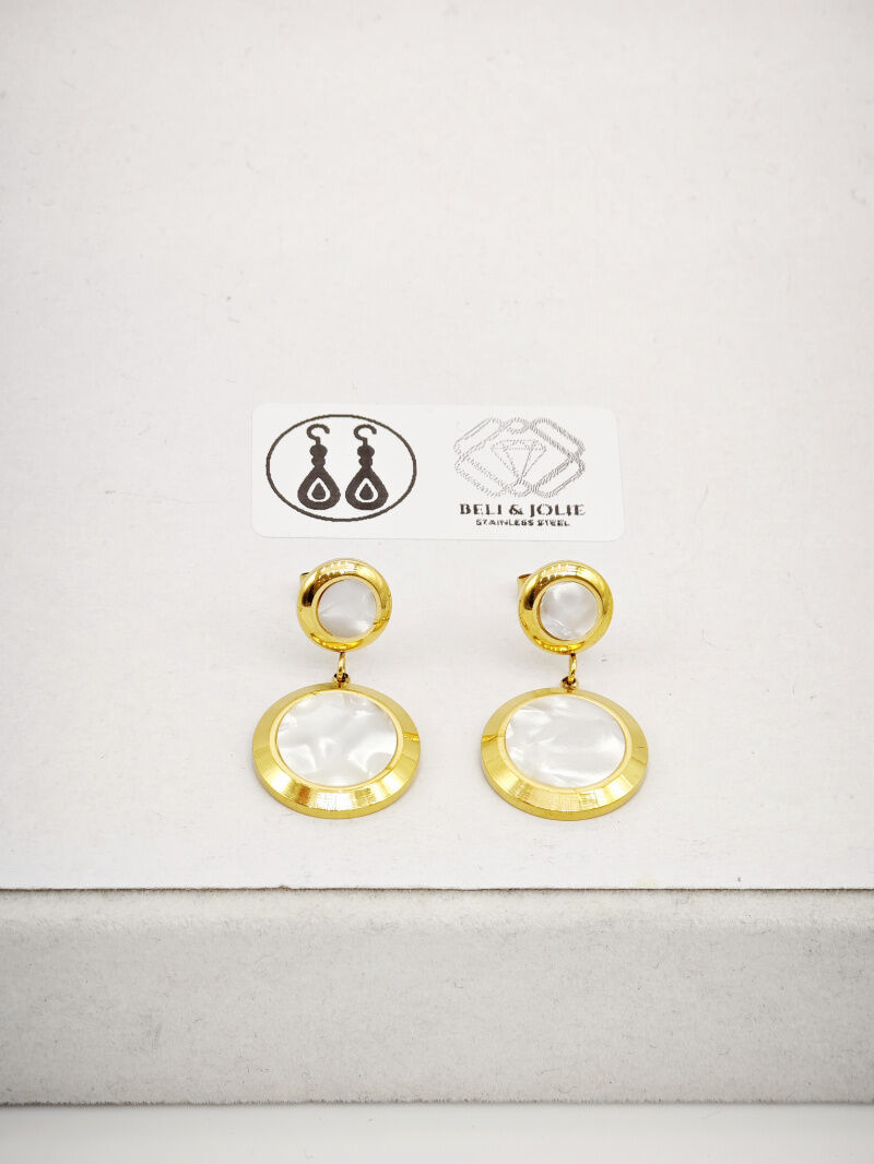 Edelstahl Ohrringe - F82