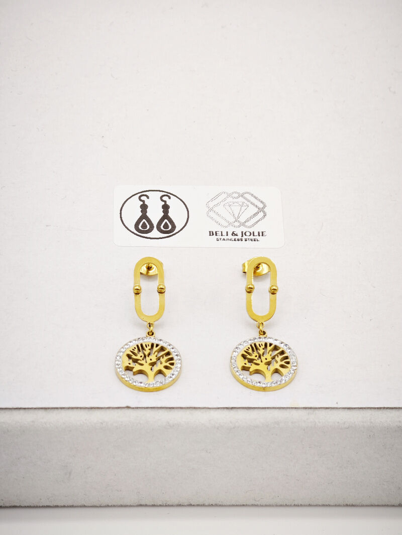 Edelstahl Ohrringe - F88