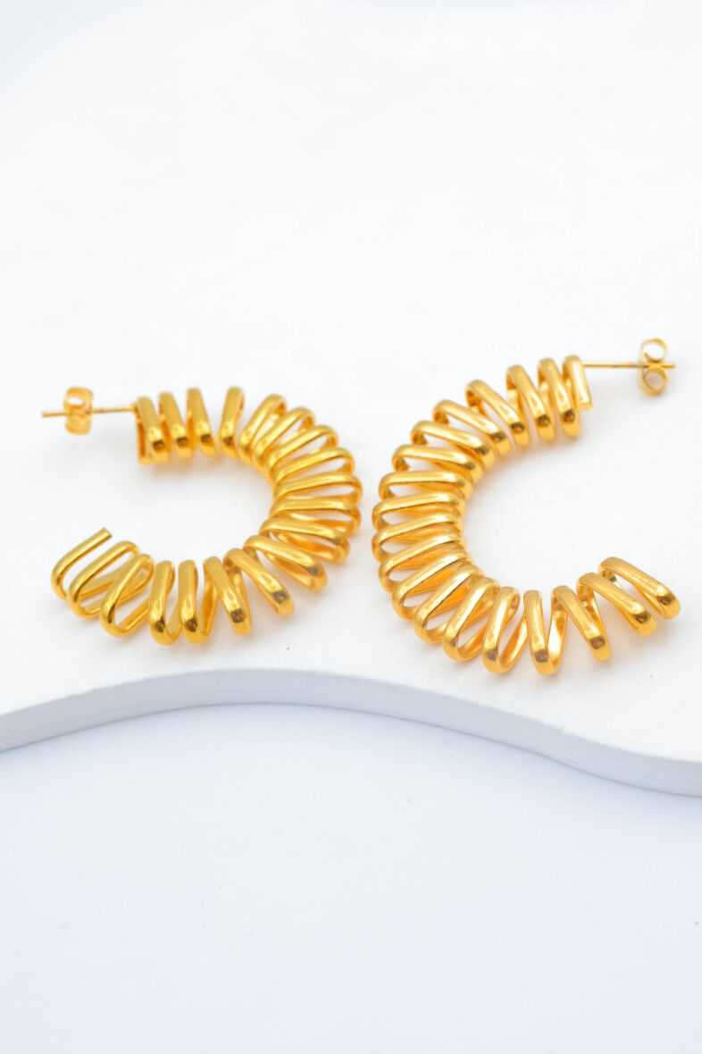 Creolen aus Edelstahl - F90