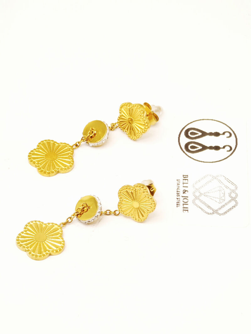 Edelstahl Ohrringe - F92