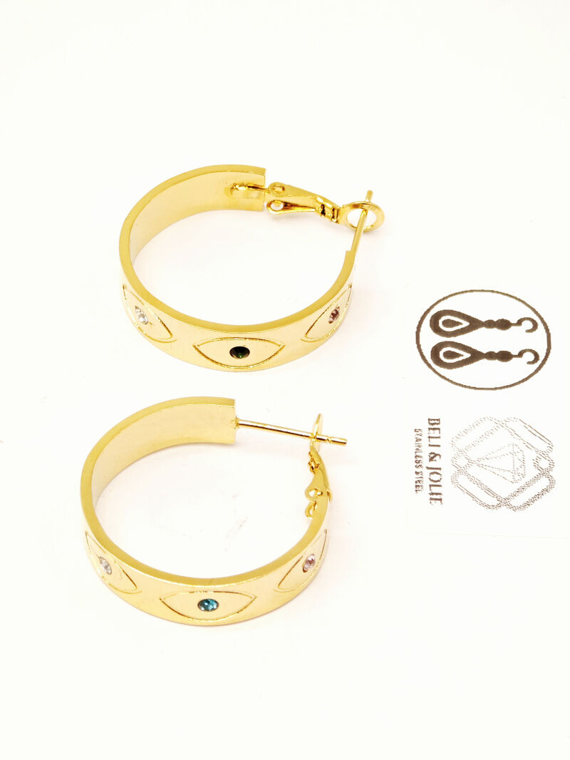 Creolen aus Edelstahl - F95