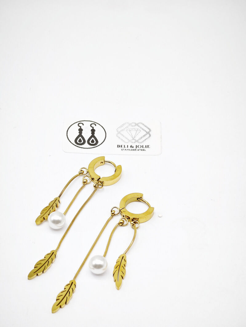 Edelstahl Ohrringe - F115