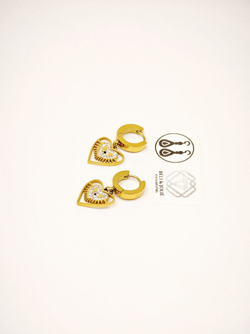 Edelstahl Ohrringe - F116