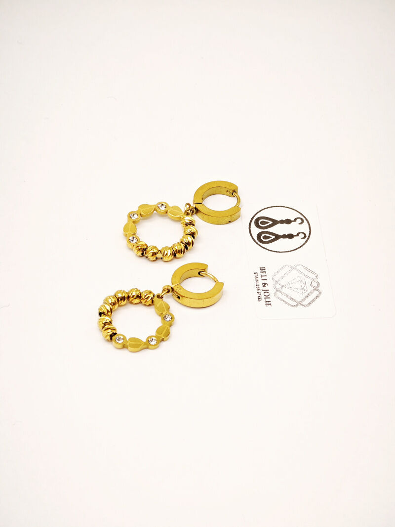 Edelstahl Ohrringe - F119