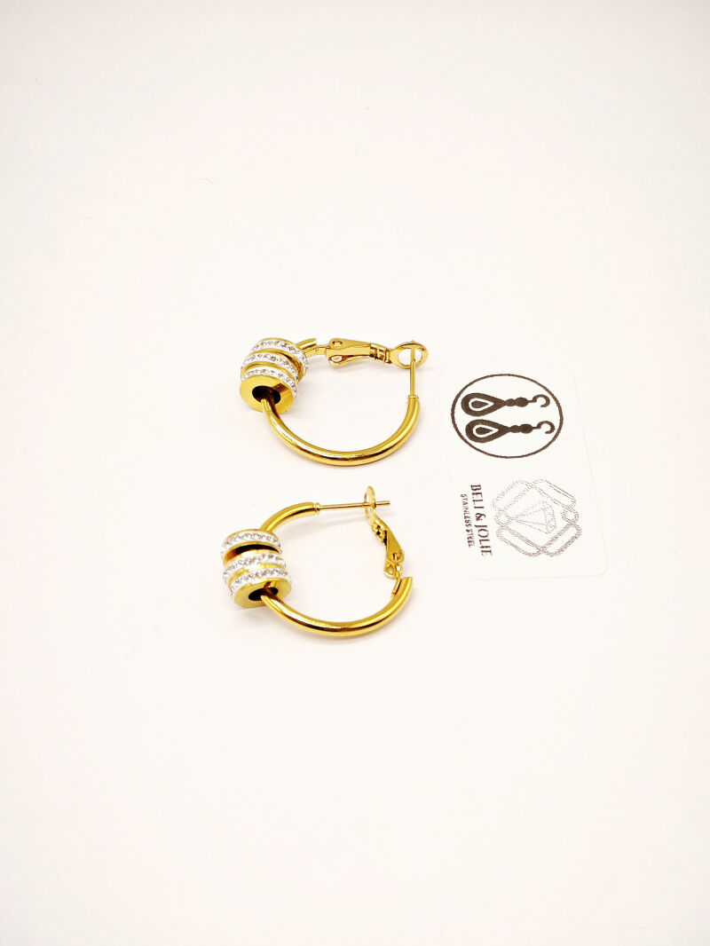 Edelstahl Ohrringe - F122