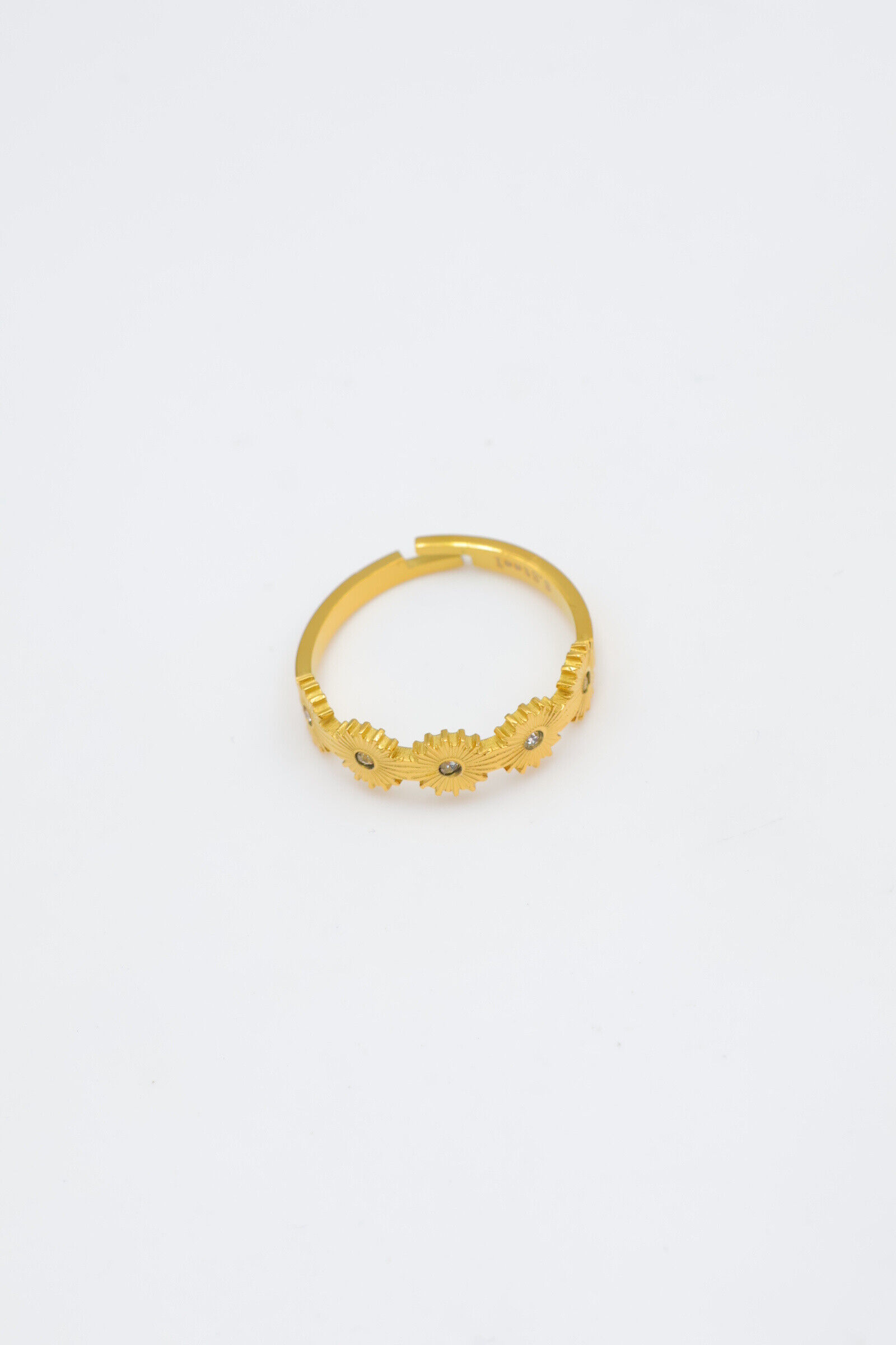 Verstellbarer Edelstahlring - F127