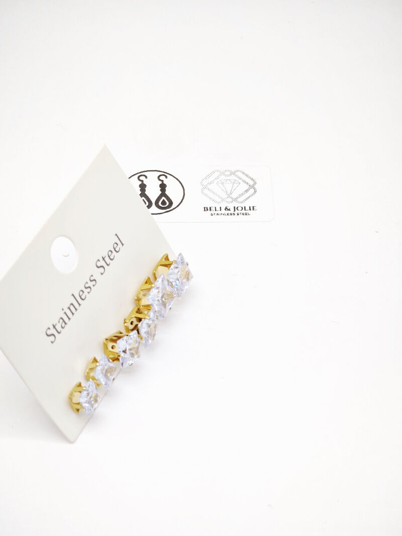 Edelstahl Ohrringe - F150