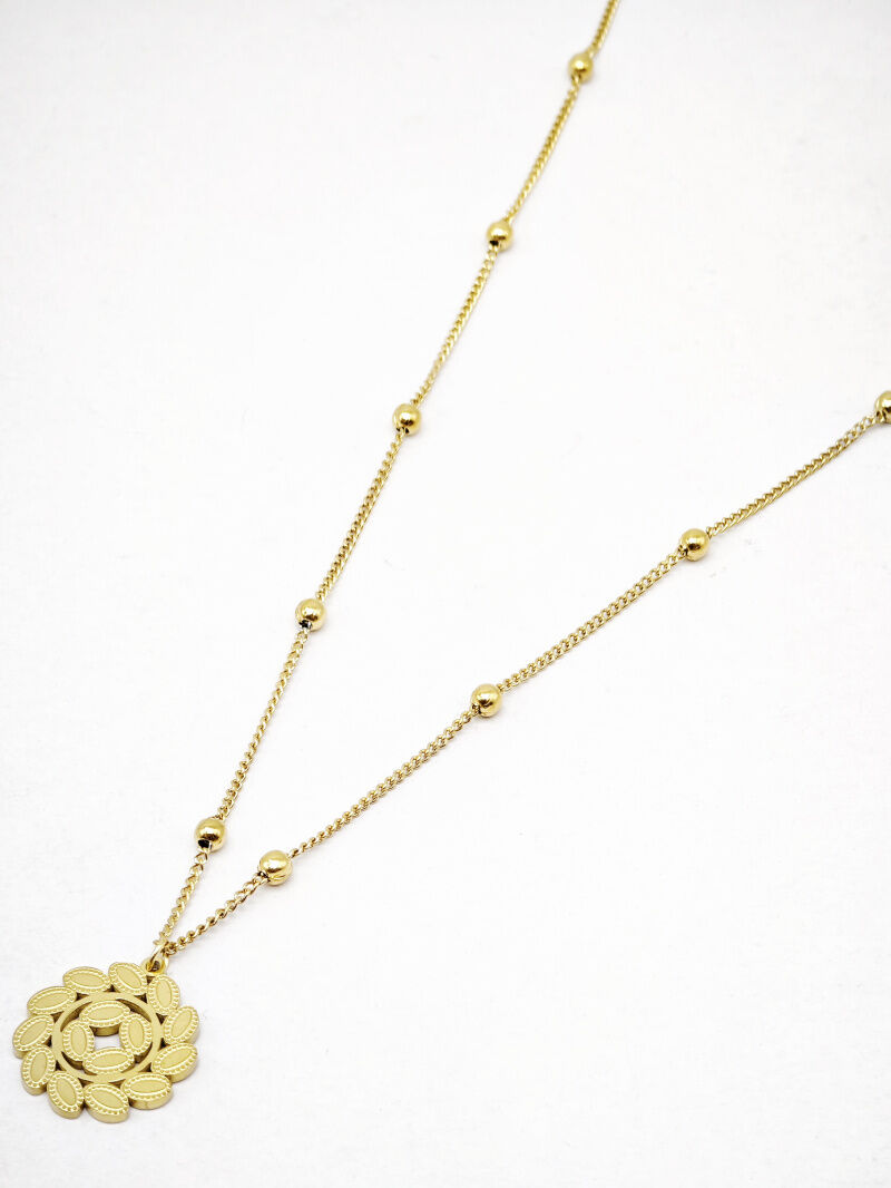 Edelstahl Halskette - F156