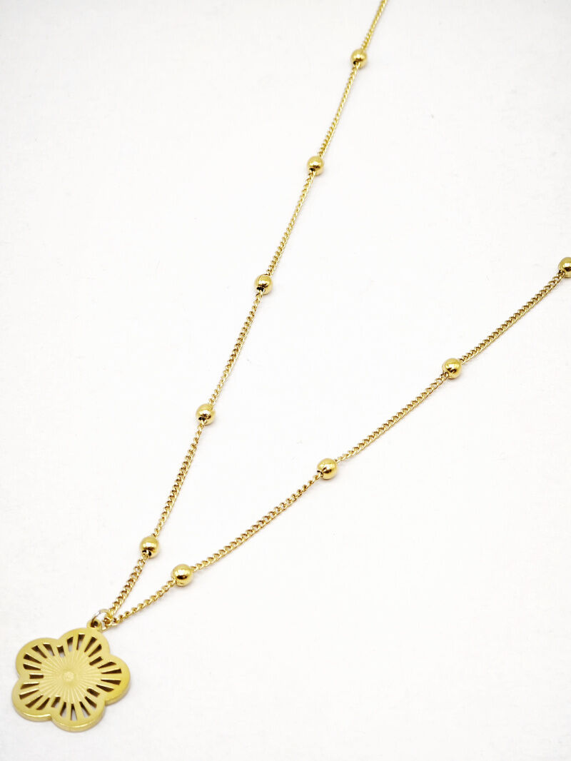 Edelstahl Halskette - F161