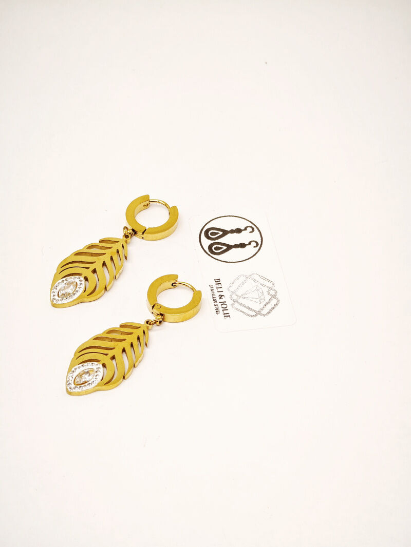 Edelstahl Ohrringe - F169