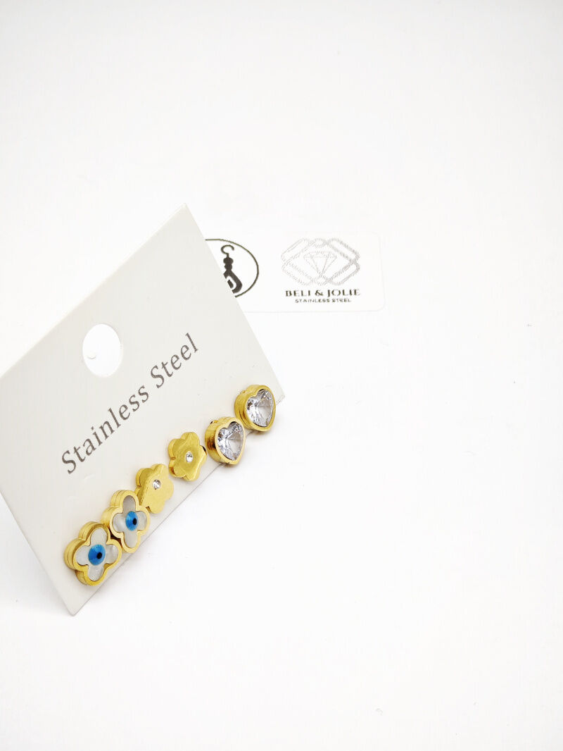 Edelstahl Ohrringe - F173