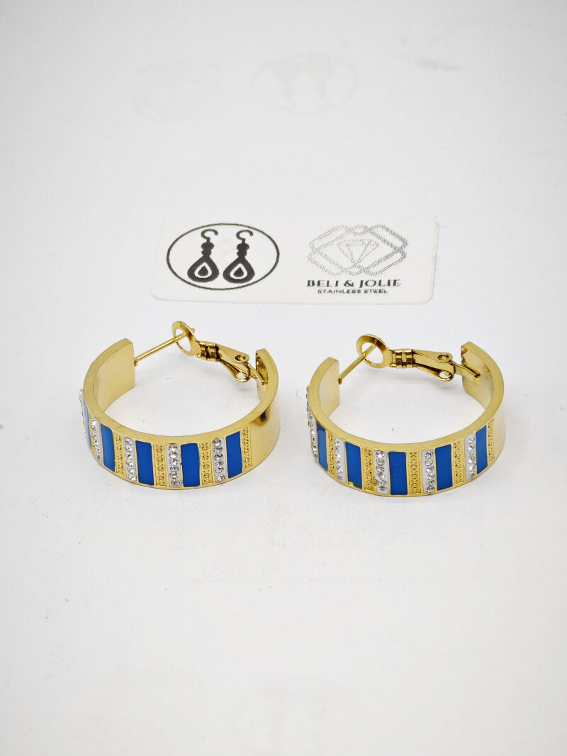 Creolen aus Edelstahl - F200