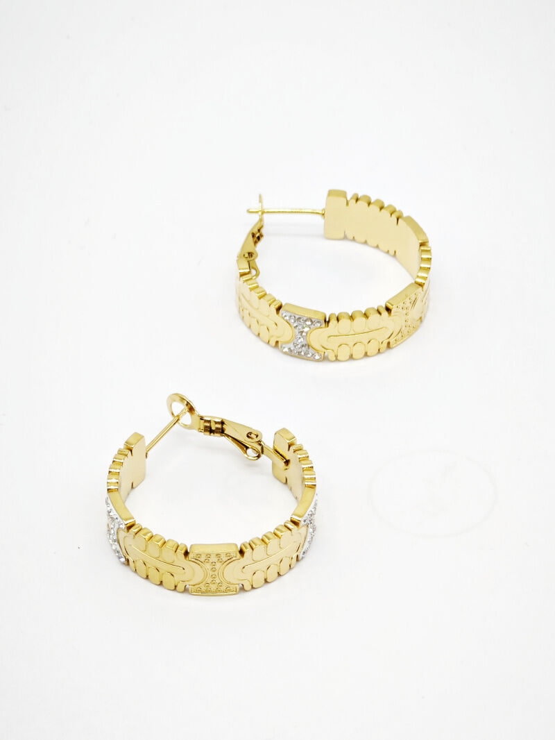 Creolen aus Edelstahl - F202