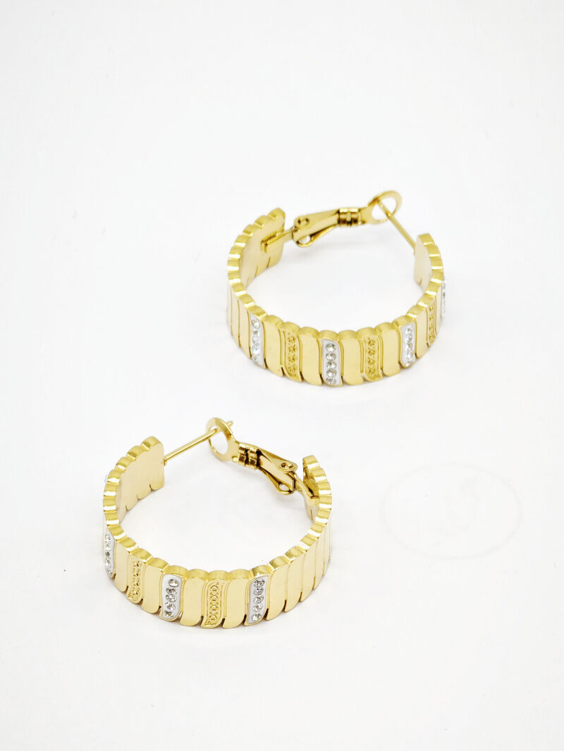 Creolen aus Edelstahl - F203