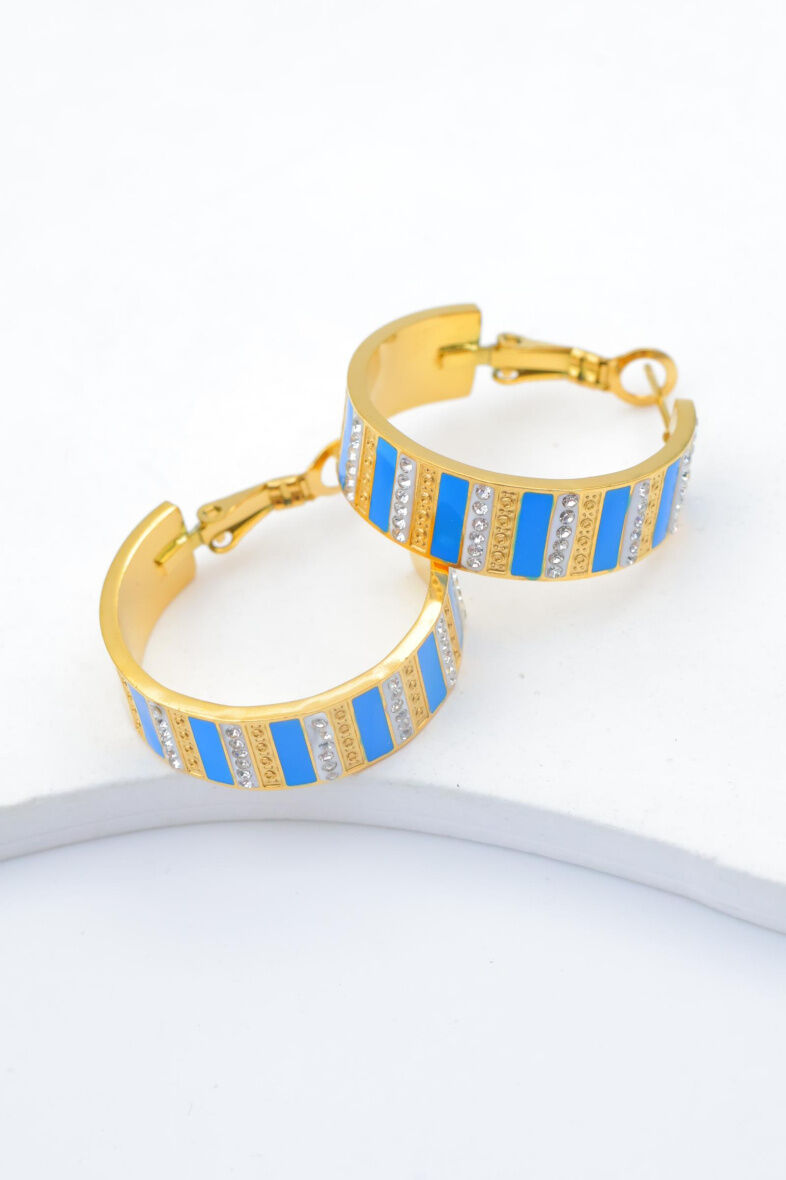 Creolen aus Edelstahl - F204