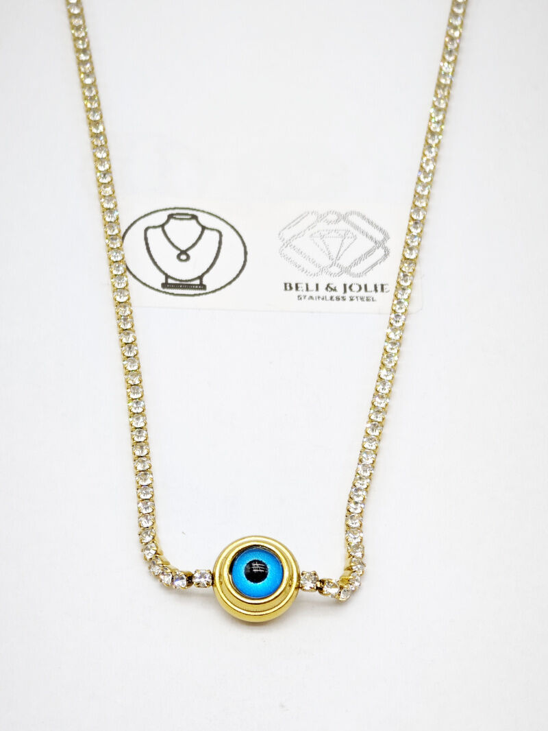 Edelstahl Halskette - F207