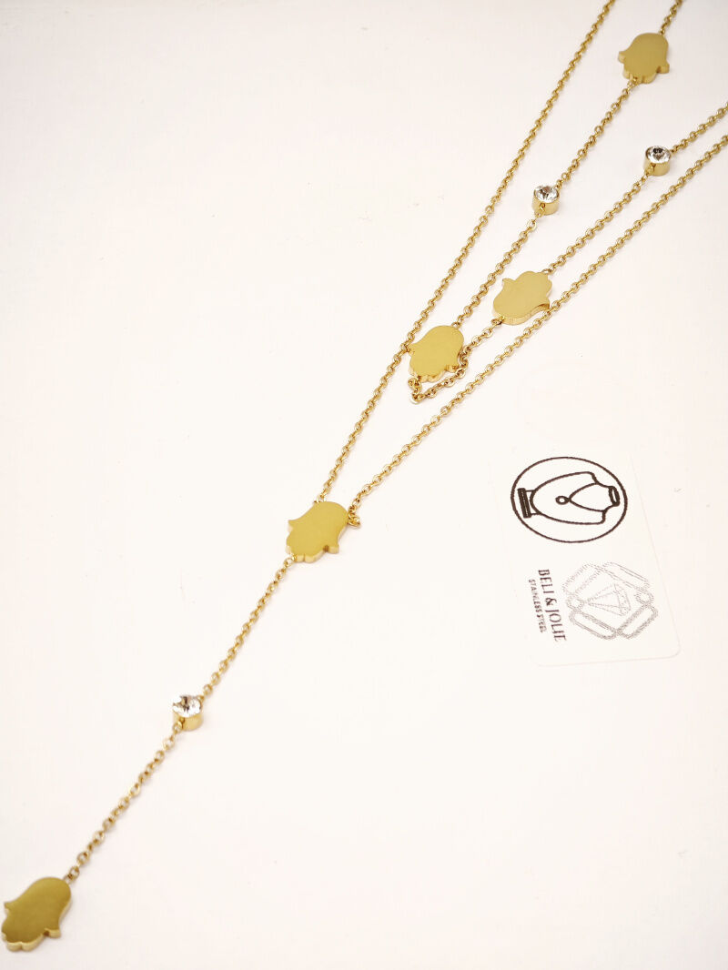 Edelstahl Halskette - F209