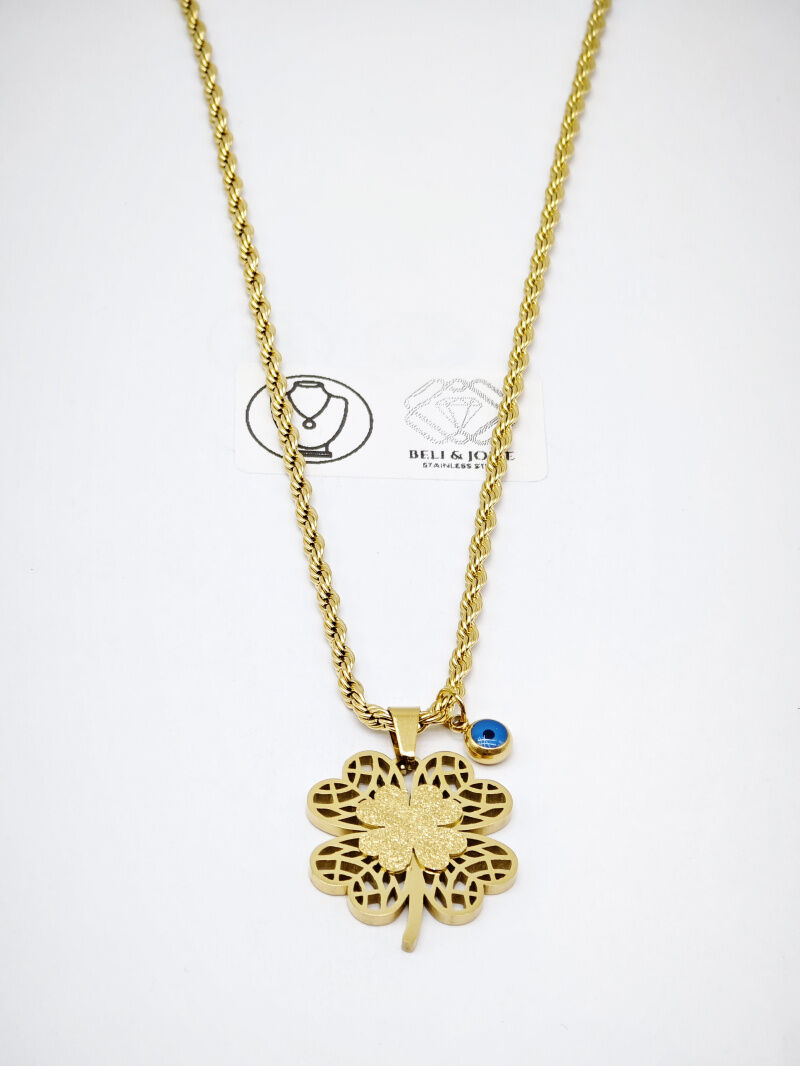 Edelstahl Halskette - F213