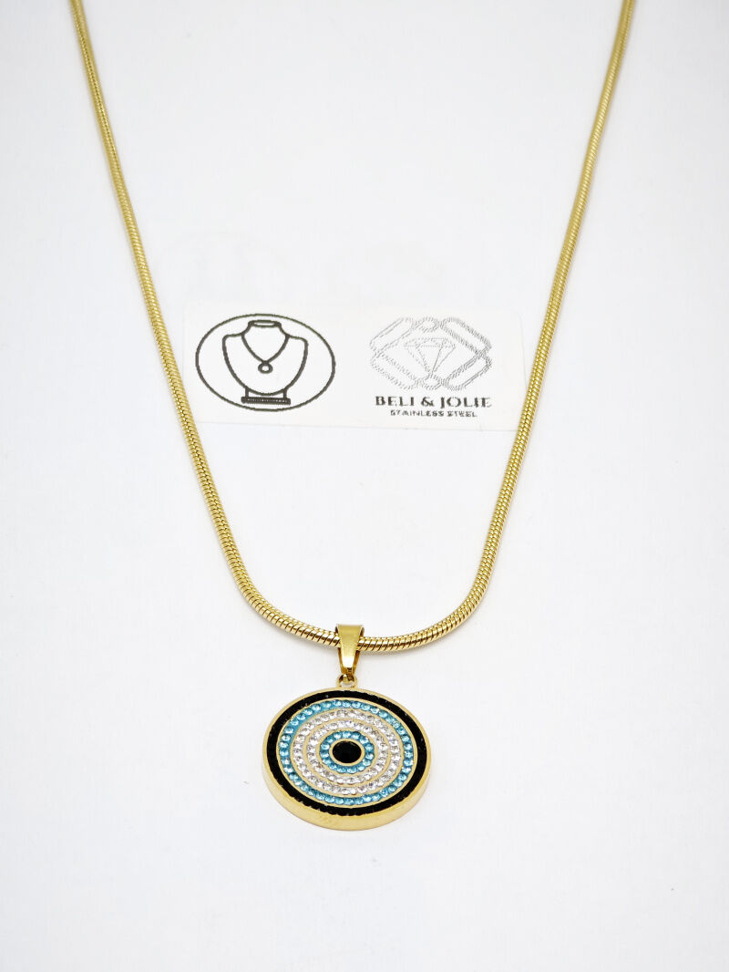 Edelstahl Halskette - F214