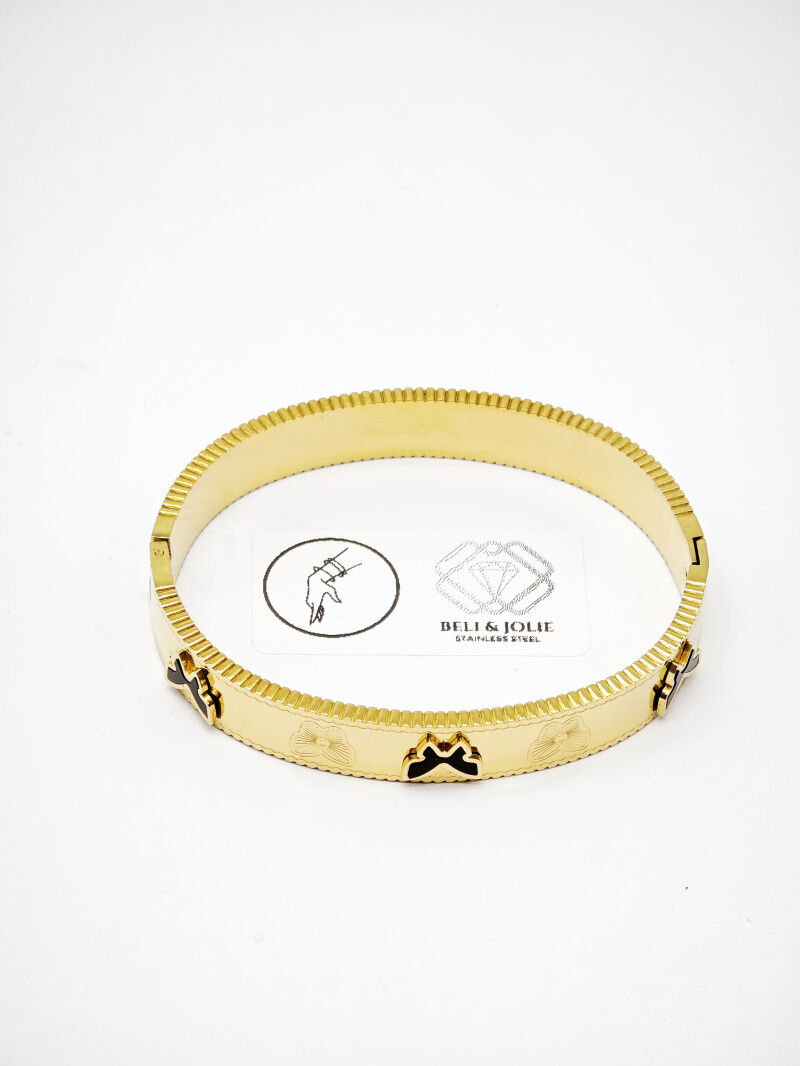 Armreif aus Edelstahl - F222